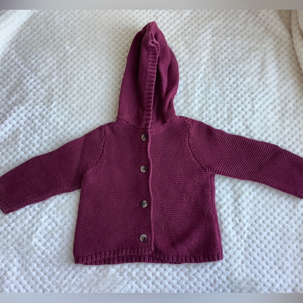 Old Navy Toddler Hooded Button Up Sweater 18 Month to 24 Months 18-24M